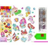 LeanToys Diamond Embroidery Sticker Set Sea World Mozai Animals