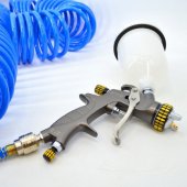 AWTools HVLP PRO dažymo pistoletas su viršutiniu bakeliu 600 ml 1,4 mm