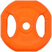 Square Rubber-Coated Weight Plate Pump 5 kg