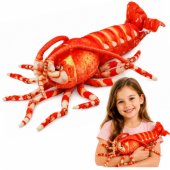 Plush Toy Cuddly Toy Large Shrimp Sea Animal 55 cm