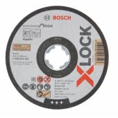 Bosch X-LOCK pjovimo diskas 125x1,0 h f INOX - 2608619262 tiesus