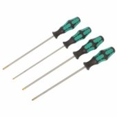 Wera 335/ 350/ 355/ 4 Screwdriver set Kraftform Plus - long