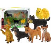 Set of 6 Figures Purebred Dogs Famous Dog of the World