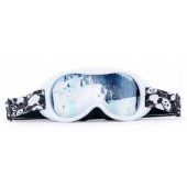 Panda Ski Goggles for Kids Black/ White