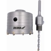 Dedra 100 mm HM karūninis grąžtas su HEX kotu