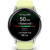 Venu 4 45mm Silver with Citron Silicone Band 010-03014-02