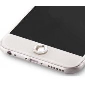 Universal Home Button Sticker Decoration Apple iPhone / iPad Silver