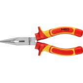 Neo elongated straight pliers 160mm 1000V, polished (01-223)