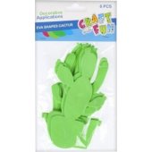 Craft with Fun Ozdoby dekoracyjne piankowe kaktusy
