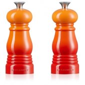 Salt and pepper mill set 11cm Orange