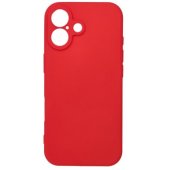 Minkštas telefono dėklas iPhone 17, raudonas