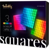 Squares Smart LED panelių papildymo rinkinys (3vnt.)