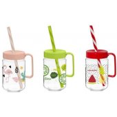 Glass Bottle 370ml Mix 1pcs