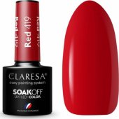 Claresa Claresa Soak Off UV/ LED Red lakier hybrydowy 419 5g