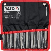 Yato leather piercers 2.5-10mm 9pcs (YT-3590).