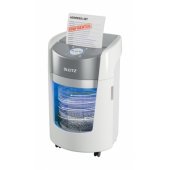 _7947864 Leitz IQ OptiMax mažam biurui skirtas 350 mikro pjaustymo popieriaus smulkintuvas Se