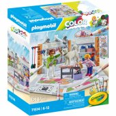 PLAYMOBIL 71514 Color Dog Grooming, construction toy