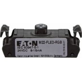 Eaton LED RGB flat 7 color 12-30V AC/ DC fixture M22-FLED-RGB -.