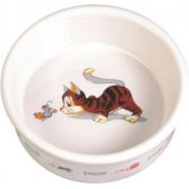 Trixie CERAMIC BOWL FOR CAT WITH MOTIVE 200ml