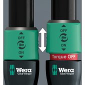 Wera torque wrench with push-through square Click-Torque Lock C 3 R/ L