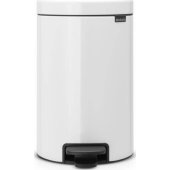 Brabantia New Icon šiukšliadėžė su pedalu, balta (11 19 69)