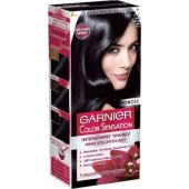 Garnier Color Sensation Color Cream 1.0 Onyx Black- Deep ony