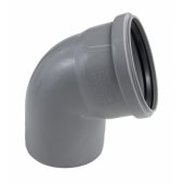 Magnaplast vidaus kanalizacijos alkūnė 67° HTB 110mm (11030)