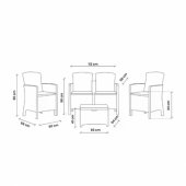 Set Lido 2 Storage beige