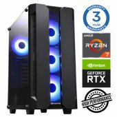 Ryzen 7 5700X 32GB 250SSD M.2 NVME+2TB RTX3050 6GB no-OS