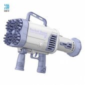 Rocket Bazooka 64 burbulų šautuvas, mėlynas