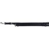 Trixie Premium Adjustable Leash - Black 2.5 cm L-XL