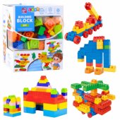 Set of 3D Colorful Construction Blocks 180 pcs.