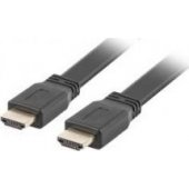 *Cable HDMI-HDMI v2.0 0.5m black flat