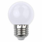 E27, G45, 1W, 30Lm, 200°, white
