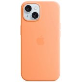 "Silicone Case with MagSafe iPhone 15 Plus (MT173ZM/ A)" Orange Sorbet