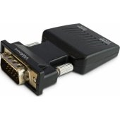 Converter CL-145 VGA to HDMI + 3.5mm Black
