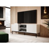 PAFOS Black Steel Frame 150x40x60cm White Matt