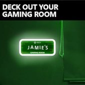 XBOX šviečiantis kambario ženklas