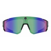 V06 AI Sports Sunglasses (Black with Blue Lenses)