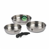 RH04033 Nerūdijančiojo plieno 4 dalių Smart Clip Fry