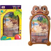 Pinball Arcade Game Dinosaurs Brown Stand