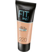 Maybelline Fit Me matinantis veido gruntas skystas makiažo pagrindas 220 N
