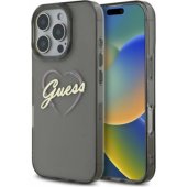 "IML Heart Case Apple iPhone 16 Pro" Black