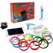 3D printing pen 7in1 5m x 20 Colors Blue RF-3DPEN-7IN1-BL
