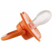Silikoninis simetriškas čiulptukas 0–6 mėn. CUTE ANIMALS 34/ 924 oranžinis