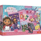 _7678852 TREFL GABBY®S DOLLHOUSE 8in1 Mix&Play stalo žaidimų rinkinys