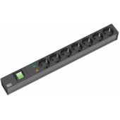 IT PDU Basic 19" 7-Way 2m Black