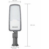 LED gatvės šviestuvas 40W 5600lm 4000K IP66