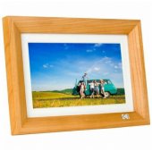 Skaitmeninis nuotraukų rėmelis 7 medžio apdaila