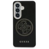 PU perforuotas 4G Logo magnetinis dėklas Galaxy S26, juodas